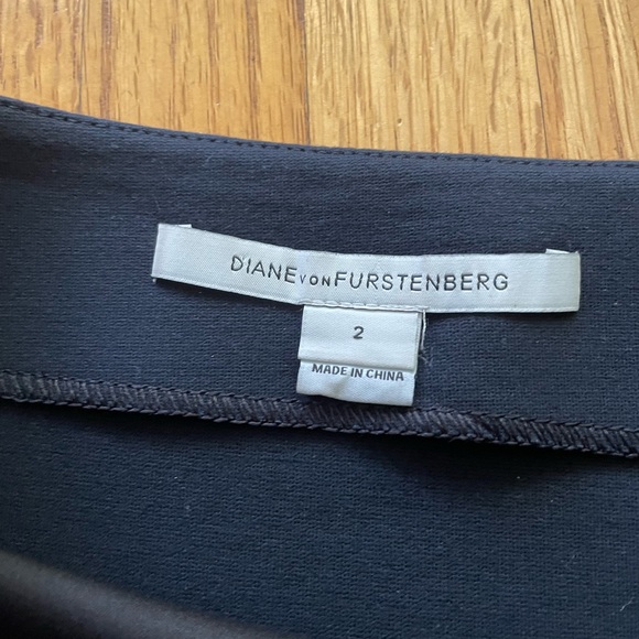 Diane von Furstenberg dvf New Koto skirt navy blue 2 - Picture 4 of 8